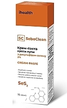 Крем-паста для волосс проти лупи з дисульфідом селену - ihealth SeboClean — фото N4