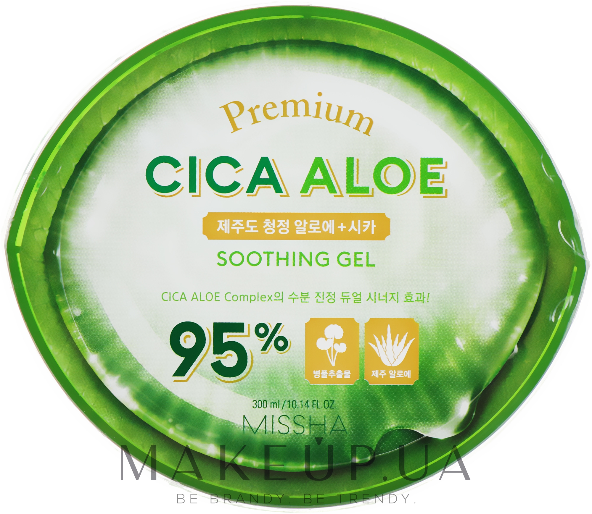 Успокаивающий гель с Алоэ вера - Missha Premium Cica Aloe Soothing Gel — фото 300ml