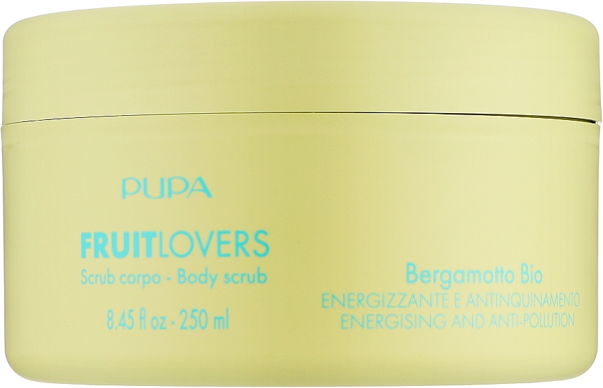 Скраб для тіла "Бергамот" - Pupa Fruit Lovers Bergamot Bio Body Scrub — фото N1