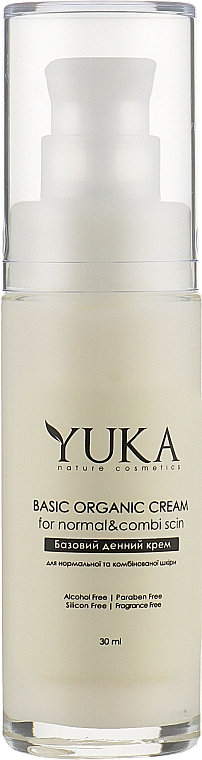 Крем для нормальной и комби кожи лица "Basic Organic" - Yuka Basic Organic Cream