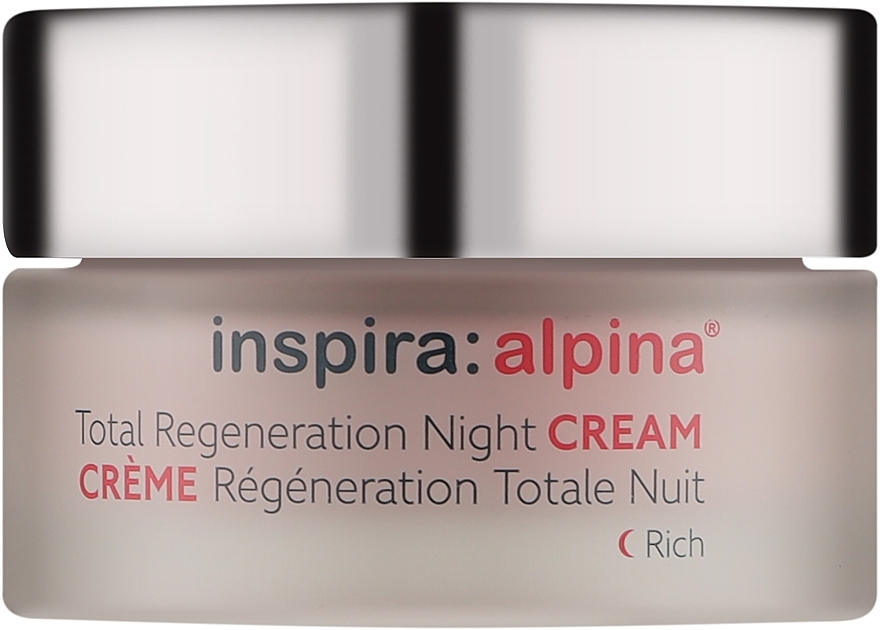 Восстанавливающий ночной крем для сухой кожи лица - Inspira:cosmetics Inspira:Alpina Total Regeneration Night Cream Rich — фото N1