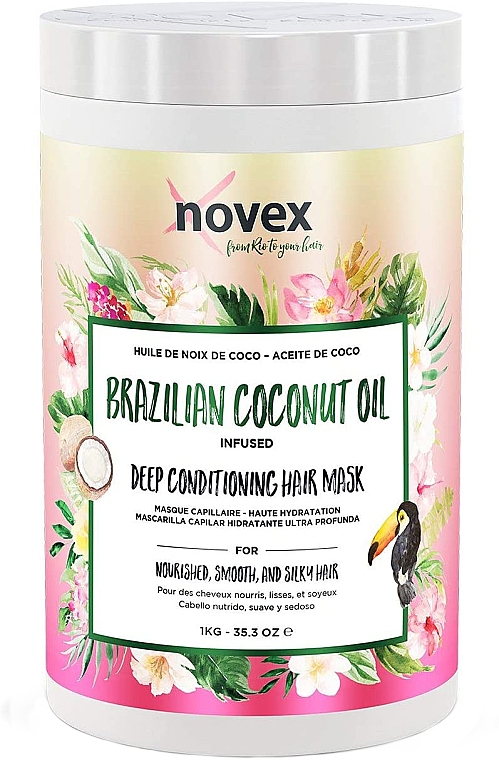 Маска для волос - Novex Coconut Oil Deep Hair Mask — фото N1