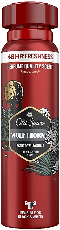 Аэрозольный дезодорант - Old Spice Wolfthorn Deodorant Spray — фото N2