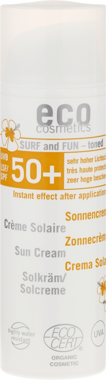 Екстраводостійкий сонцезахисний крем - Eco Cosmetics Surf & Fun Extra Waterproof Sunscreen SPF 50+ — фото N2