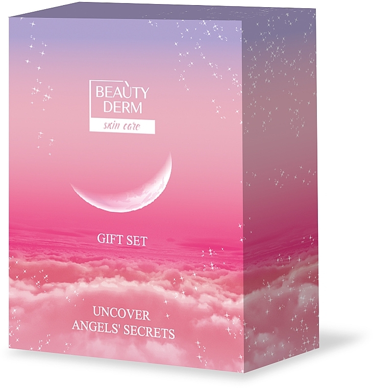 Набор - Beauty Derm Uncover Angels' Secrets Gift Set (micellar/water/200ml + f/foam/150ml + accs) — фото N2