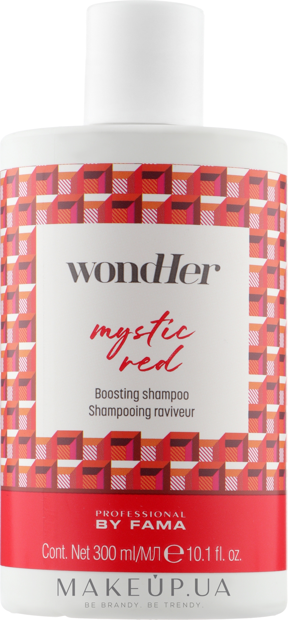 Шампунь для медных и красных оттенков - Professional By Fama Wondher Mystic Red Boosting Shampoo — фото 300ml