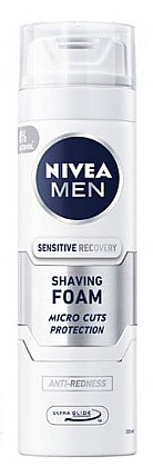 Піна для гоління - NIVEA MEN Sensitive Recovery Shaving Foam — фото N1