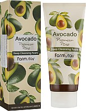 Пінка для обличчя - FarmStay Avocado Premium Pore Deep Cleansing Foam — фото N1