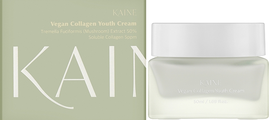 Омолаживающий крем для лица с веганским коллагеном - Kaine Vegan Collagen Youth Cream — фото N2