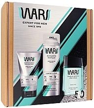 Духи, Парфюмерия, косметика Набор - Wars Expert For Men Sensitive (ash/90 ml + ash/b/125 ml + gel/200 ml)