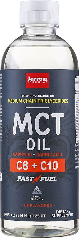 Харчові добавки - Jarrow Formulas MCT Oil — фото N1