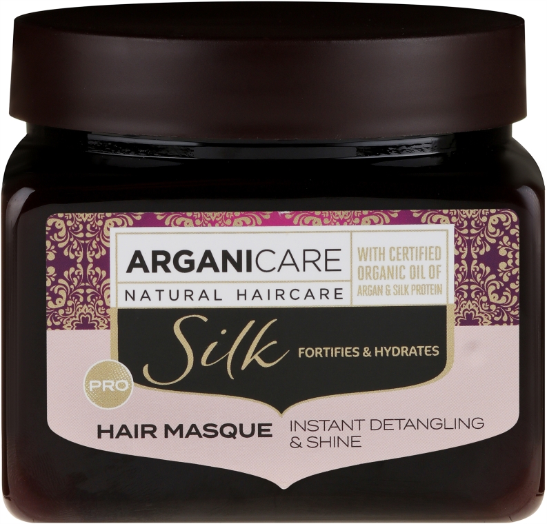 Маска для волос с протеинами шелка - Arganicare Silk Hair Masque — фото N3