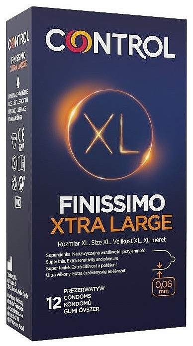 Презервативи - Control Finissimo Xtra Large XL — фото N1