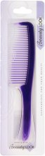 Парфумерія, косметика Гребінець з ручкою великий, фіолетовий - Beauty Look