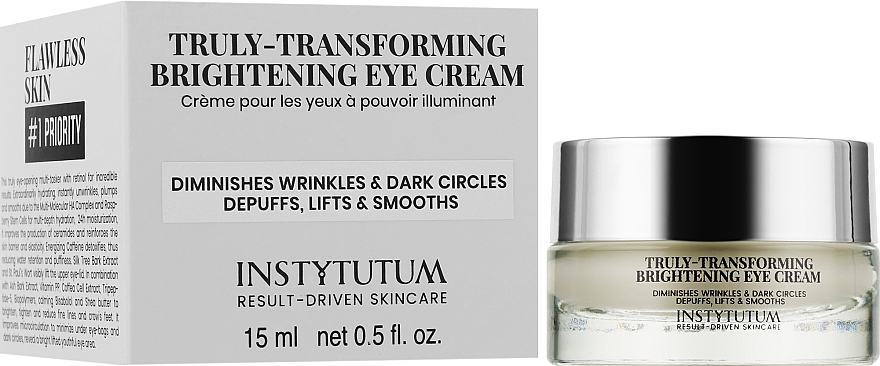 Освітлювальний крем для області навколо очей - Instytutum Truly-Transforming Brightening Eye Cream — фото N2