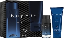 Духи, Парфюмерия, косметика Bugatti Dynamic Move Blue - Набор (edt/100ml + sh/gel/200)