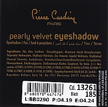 Тіні для повік - Pierre Cardin Pearly Velvet Eyeshadow — фото N7