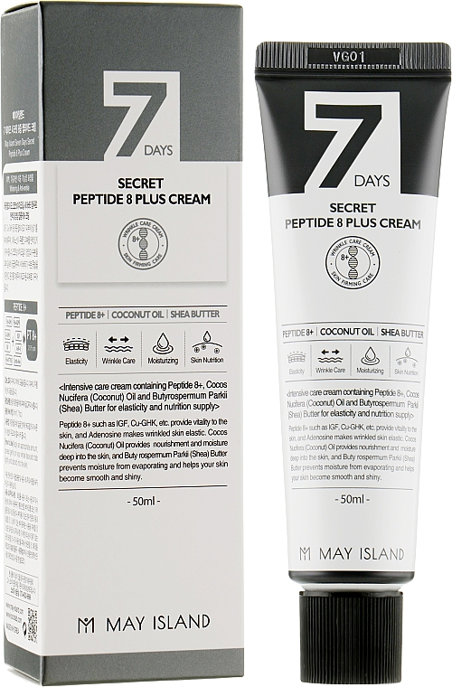 Крем для обличчя з пептидами - May Island 7 Days Secret Peptide 8 Plus Cream