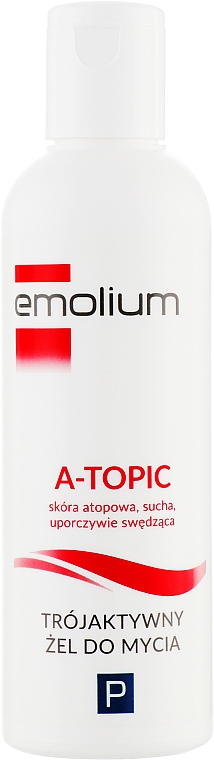 Очищувальний гель потрійної дії - Emolium A-Topic — фото N1
