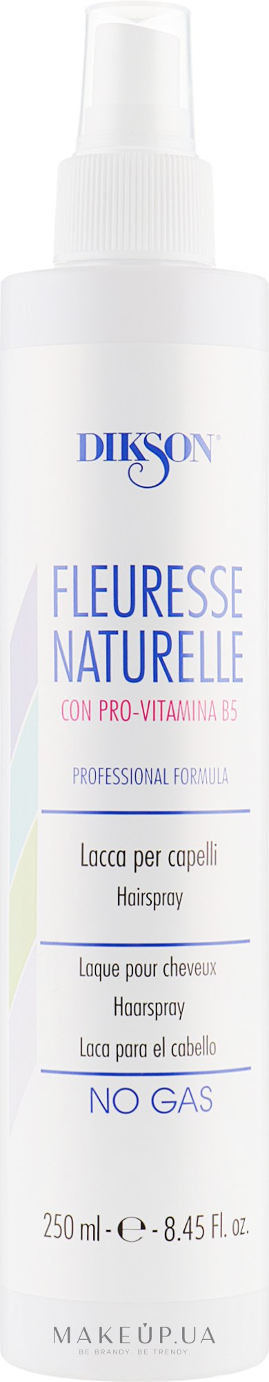 Экологический лак для волос с провитамином B5 - Dikson Fleuresse Naturelle Ecologica — фото 250ml