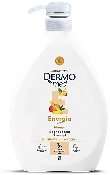 Гель для душу "Енергія", з дозатором - DermoMed Energy Mango Shower Gel