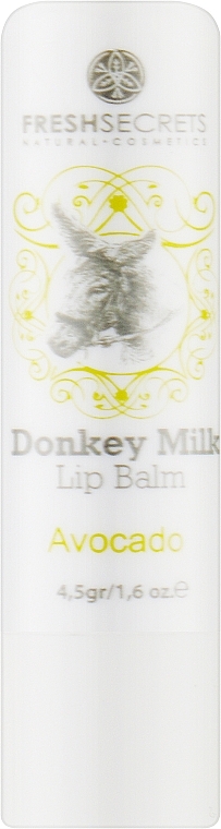 Бальзам для губ з ослячим молоком та авокадо - Madis Fresh Secrets Lip Balm — фото N1
