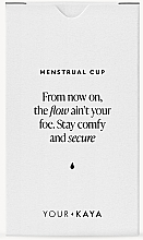 Менструальна чаша, regular - Your Kaya Menstrual Cup — фото N3