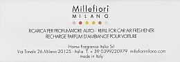 Картридж для аромадифузора в авто "Білий мускус" - Millefiori Milano Icon Refill White Musk — фото N1