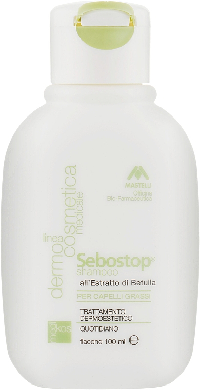 Шампунь для жирных волос - Mastelli Sebostop Shampoo Capelli Grassi — фото N1