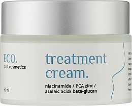 Лікувальний ламелярний крем для жирної та комбінованої шкіри обличчя - Eco.prof.cosmetics Treatment Cream — фото N1