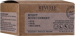 Духи, Парфюмерия, косметика Питательный ночной крем для лица - Revuele Vegan & Organic Night Nourishment