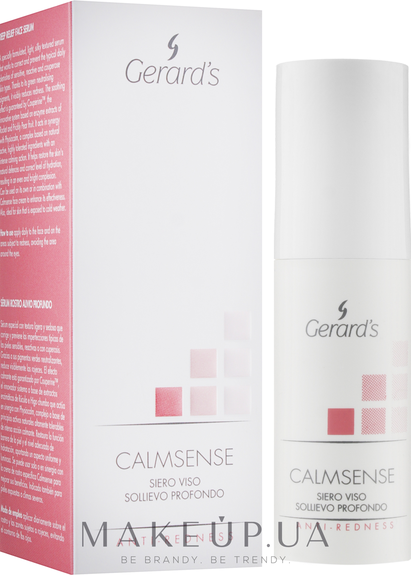 Успокаивающая сыворотка для чувствительной кожи лица - Gerard's Cosmetics Calmsense Deep Relief Face Serum — фото 30ml