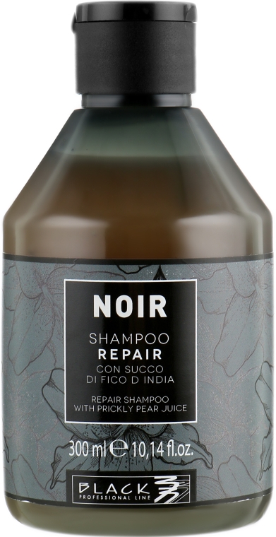 Шампунь з соком кактуса та груші - Black Professional Noir Repair Prickly Pear Juice Shampoo — фото N1