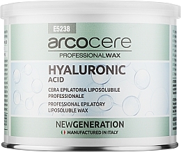 Віск у банці з гіалуроновою кислотою - Arcocere New Generation Hyaluronic Acid — фото N1