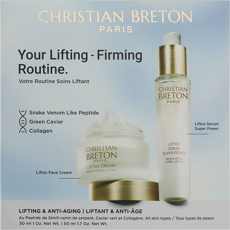 Набор - Christian Breton Your Lifting Firming Routine (eye/ser/30 ml + f/cr/50 ml)  — фото N1