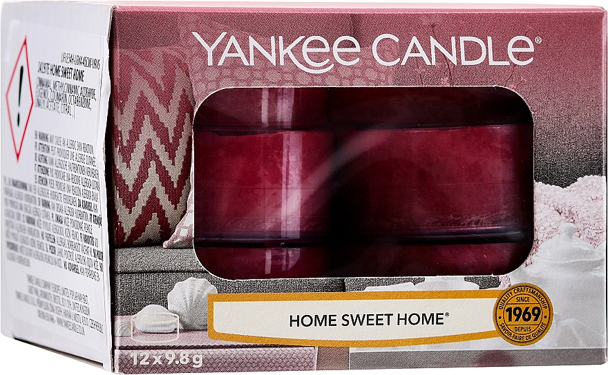 Чайні свічки - Yankee Candle Scented Tea Light Home Sweet Home — фото N1