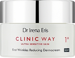 Ночной крем для лица от первых морщин - Dr. Irena Eris Clinic Way 1° First Wrinkles Reducing Dermocream Night — фото N1