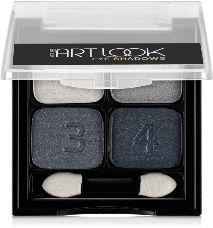 Тіні для повік чотириколірні - Vollare Cosmetics ArtLook Eye Shadows