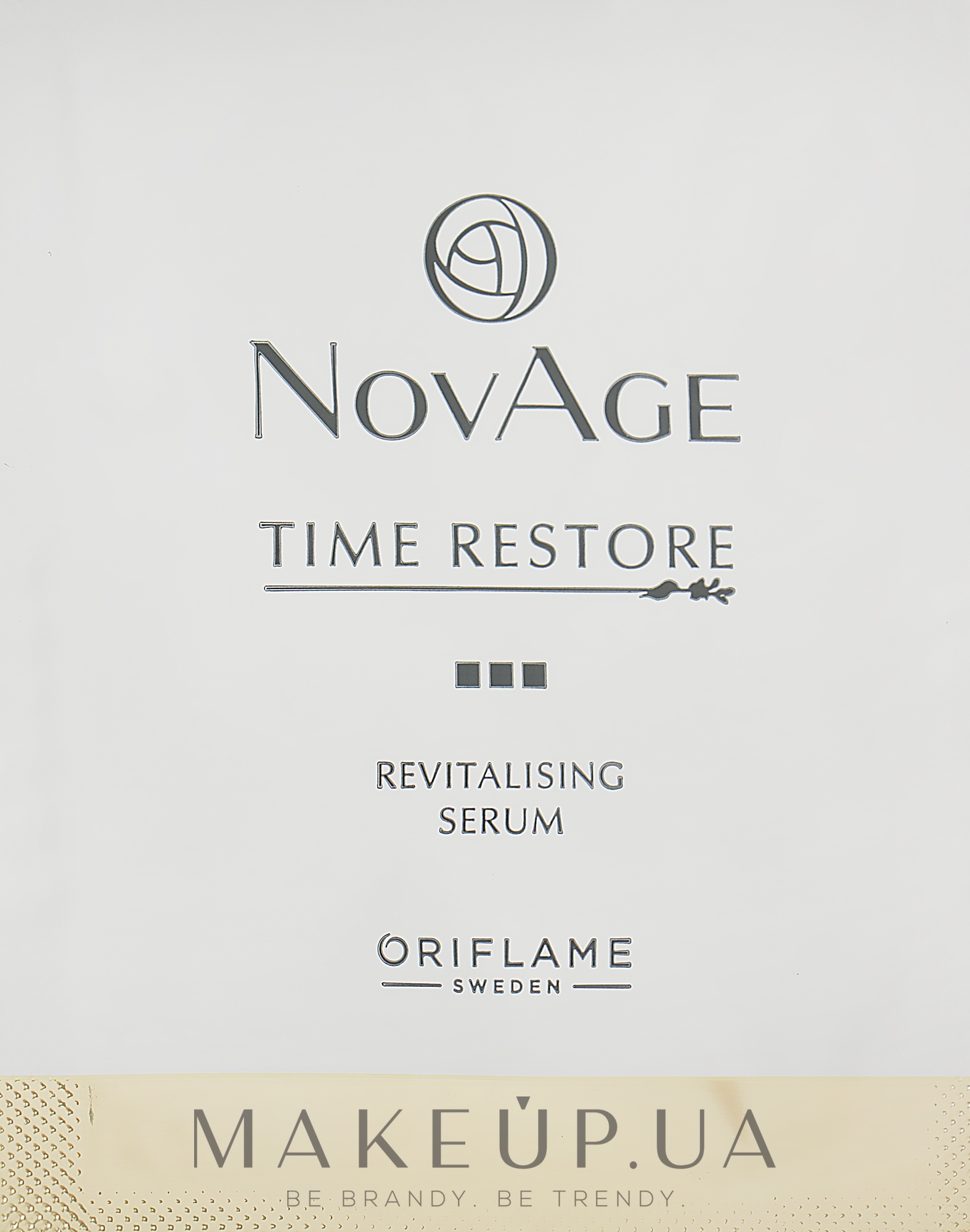 Омолаживающая сыворотка для лица и шеи - Oriflame NovAge Time Restore Revitalising Serum (пробник) — фото 1.5ml