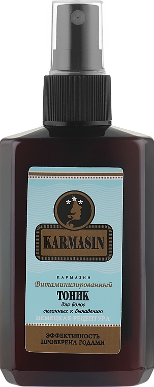 Вітамінізований тонік для волосся схильного до випадіння - Pharma Group Laboratories Karmasin Toner Hair — фото N2