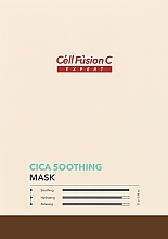 Парфумерія, косметика Заспокійлива ампульна маска для обличчя - Cell Fusion C Cica Soothing Mask