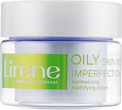 Нормализирующий матирующий крем - Lirene Oily and Combination Skin Normalizing Mattifying Cream — фото N4