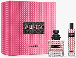 Духи, Парфюмерия, косметика Valentino Donna Born In Roma Set - Набор (edp/50ml + edp/mini/15ml)