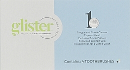 Зубные щетки для взрослых, мягкая жесткость, 4 шт - Amway Glister — фото N2
