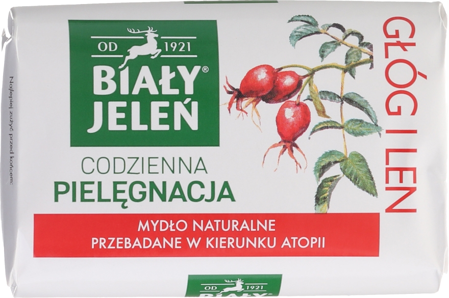 Гипоаллергенное мыло, экстракт боярышника - Bialy Jelen Hypoallergenic Soap Hawthorn — фото N2
