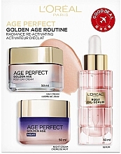 Духи, Парфюмерия, косметика Набор - L'oreal Paris Age Perfect Golden Age Routine (f/ser/30ml + f/cr/2x50ml)