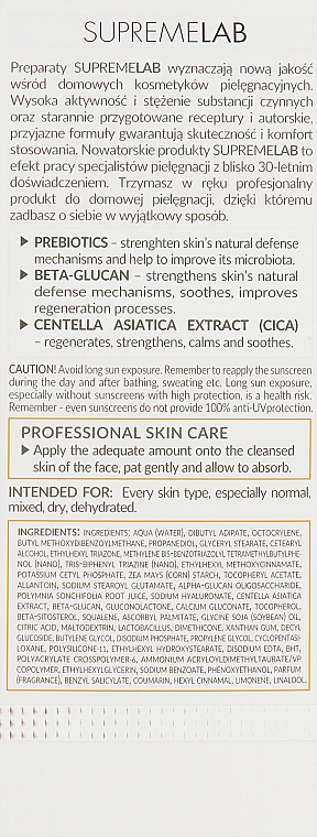 Крем сатиновый для лица - Bielenda Professional Supremelab Satin Protective Face Cream SPF 50 — фото N3