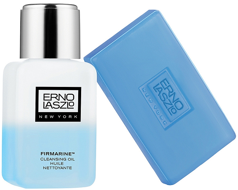 Набір - Erno Laszlo Firmarine Cleansing Set(oil/60ml + soap/50g) — фото N2