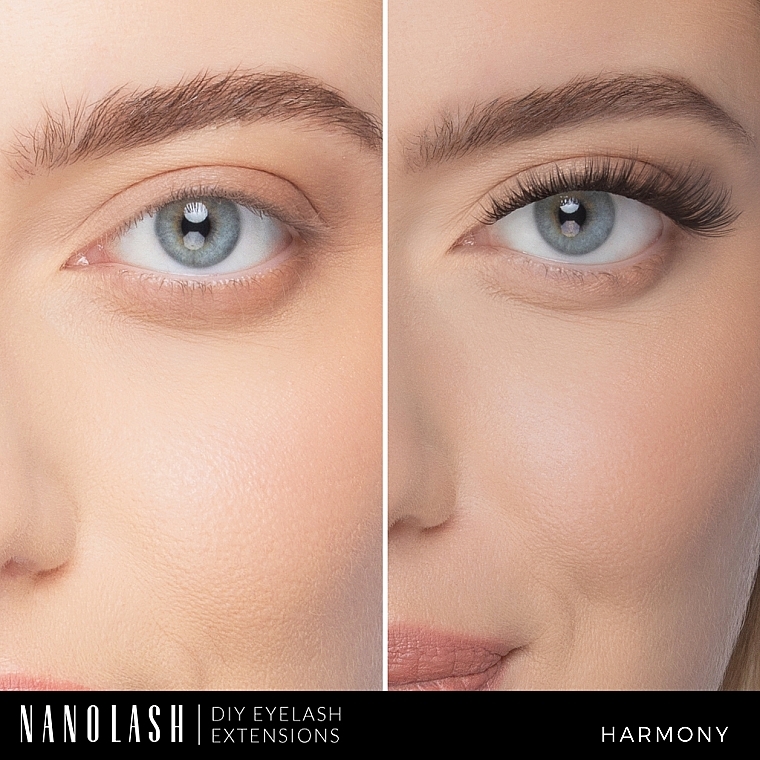 Накладные ресницы - Nanolash Diy Eyelash Extensions Harmony — фото N3