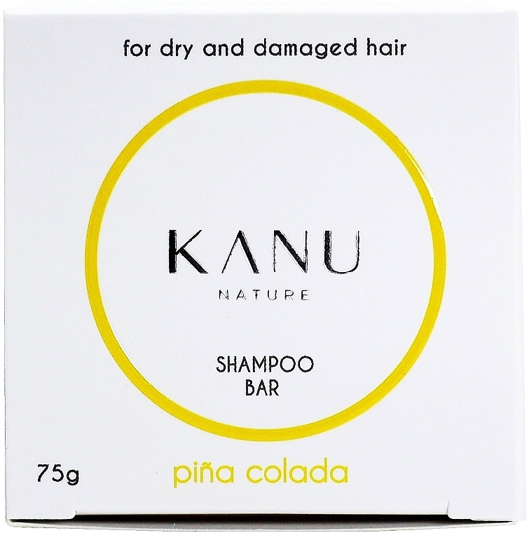 Шампунь для сухих и поврежденных волос - Kanu Nature Shampoo Bar Pina Colada For Dry And Damaged Hair — фото N2